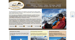 Desktop Screenshot of nepal-trekking.at